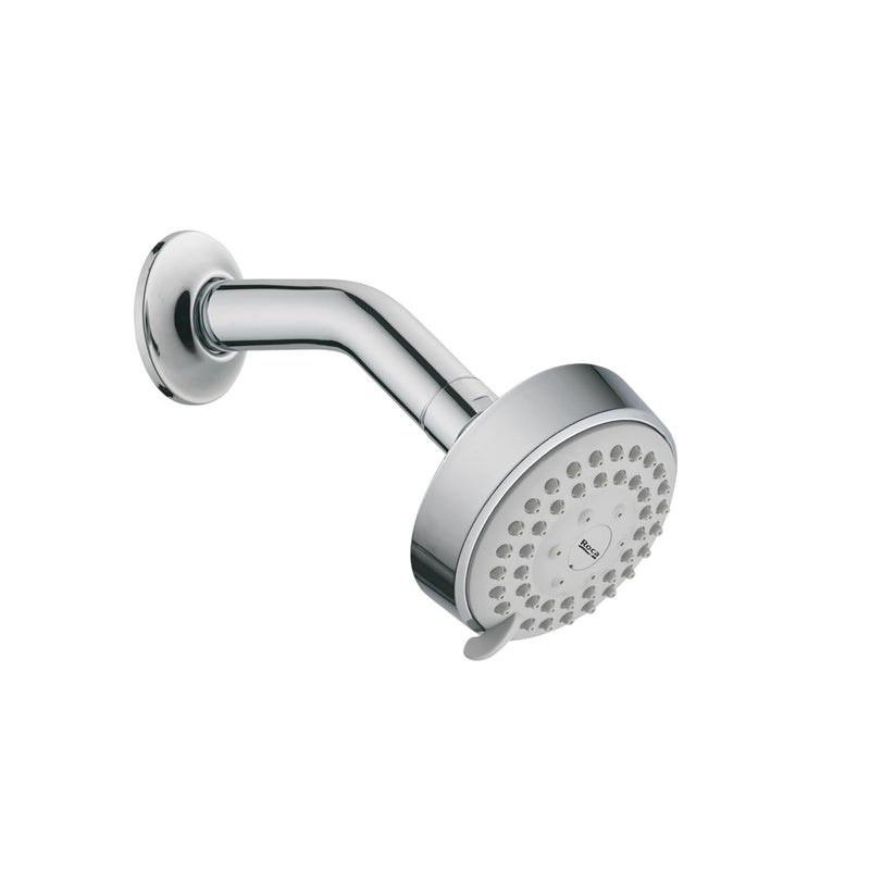 Torrente 80mm Overhead Shower with Arm | Featuring 3 functional shower had with Rain, Soft and Pulse Mode | Chrome Finish | RF18601A1