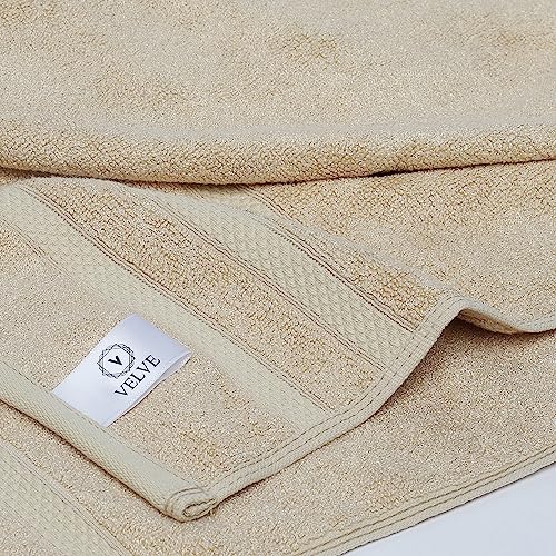Velve Bamboo Towel for Bath for Men & Women | Ultra Soft-2x Softer & Absorbent Than Cotton | 600 GSM, 100% Bamboo Towel for Bath, Swim, Yoga, Gym | 140 * 70 CM | Teal - Image 2