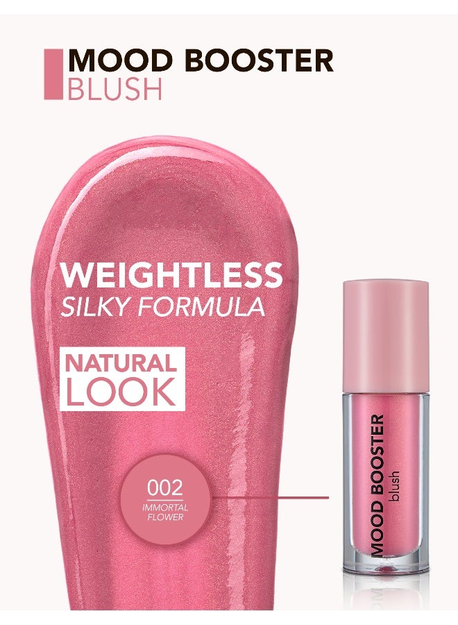 flormar Mood Booster Blush – 002 Immortal Flower – Buildable Cream Blush, Radiant Finish, Soft Blendable Texture - Image 5