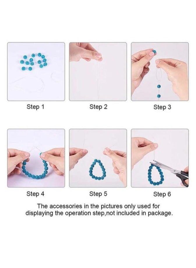 MARAH TOYS 3-Piece Jewelry Cord Elastic Bracelet Rope Crystal Beading 5x5x4cm - Image 5