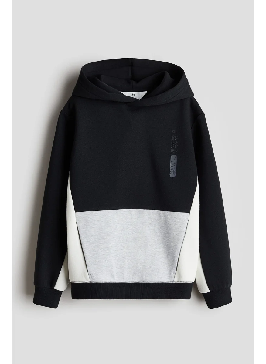 اتش اند ام Block-Coloured Hoodie