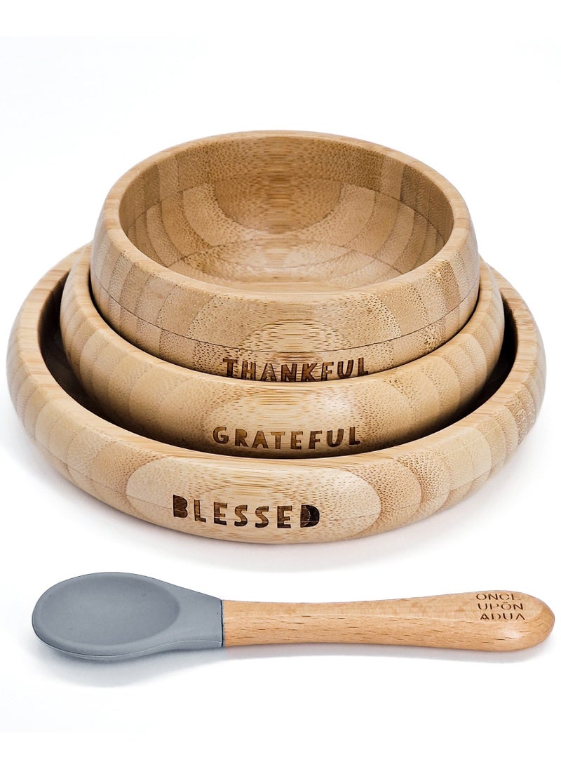 ONCE UPON A DUA My First Breakfast Set (4pc Bamboo Set) - Image 2