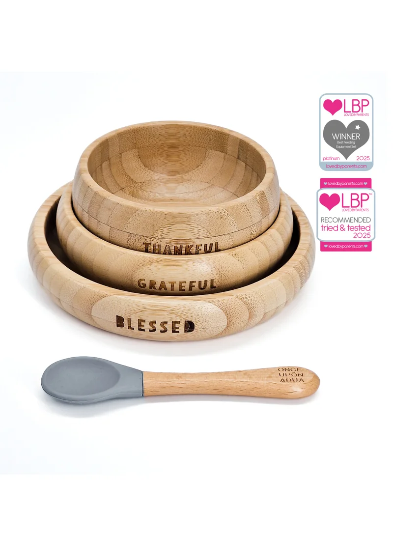 ONCE UPON A DUA My First Breakfast Set (4pc Bamboo Set)