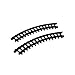 Lemax 2 Piece Curved Track for Christmas Express Train - Image 3