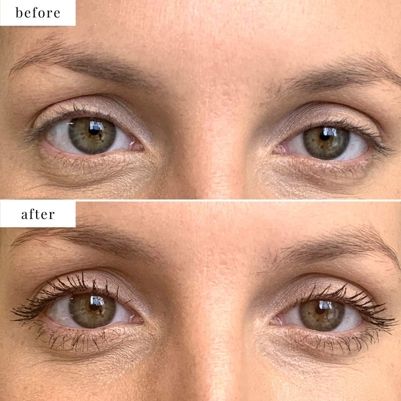 Elizabeth Mott Black Lengthening Mascara â€“ Smudge-Proof, Water-Resistant, No Clump or Flake, Volumizing, Curling & Lash-Extending Fiber Formula with C-Curve Silicone Brush for Full, Long Lashes â€“ 8ml - Image 5