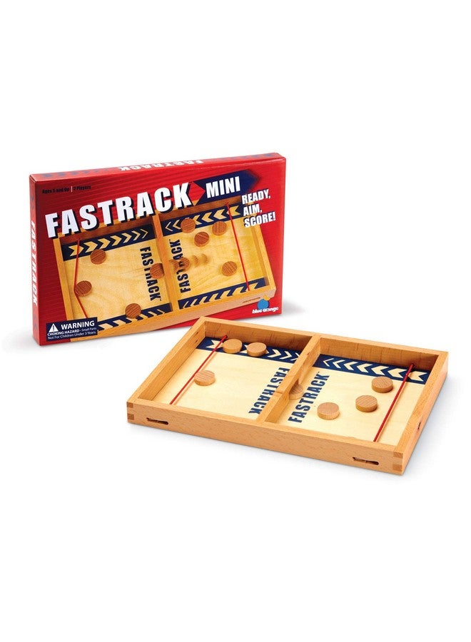 blue orange Tabletop Game, Travel Size Version, 2-Player Disc Slinging Game, Mini Fastrack by Blue Orange Games - Image 1