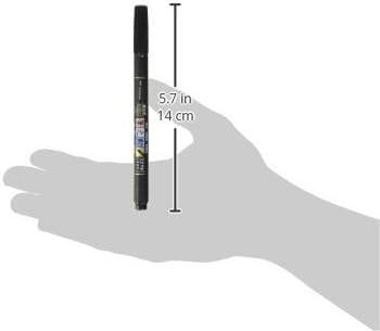 Tombow Fudenosuke Brush Pen for Lettering Calligraphy Black Soft Tip GCD112  Pack of 3 - Image 3