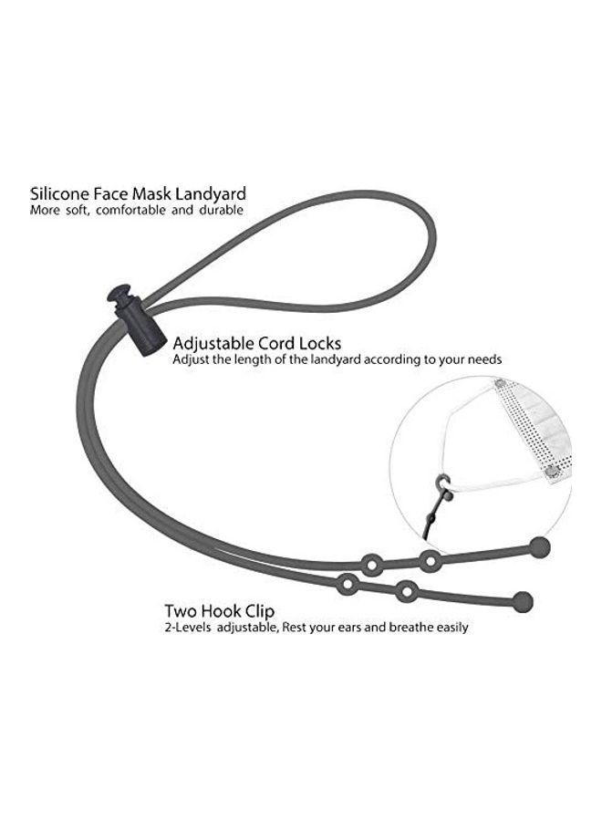 NIBEMINENT 5-Piece Face Mask Holder Lanyards - Image 2