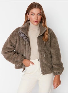 Mink Oversize Plush Coat TWOAW21MO0132