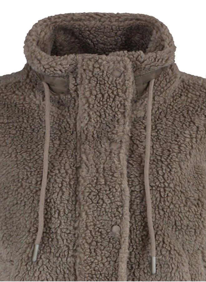 trendyol - Mink Oversize Plush Coat TWOAW21MO0132 - Image 1