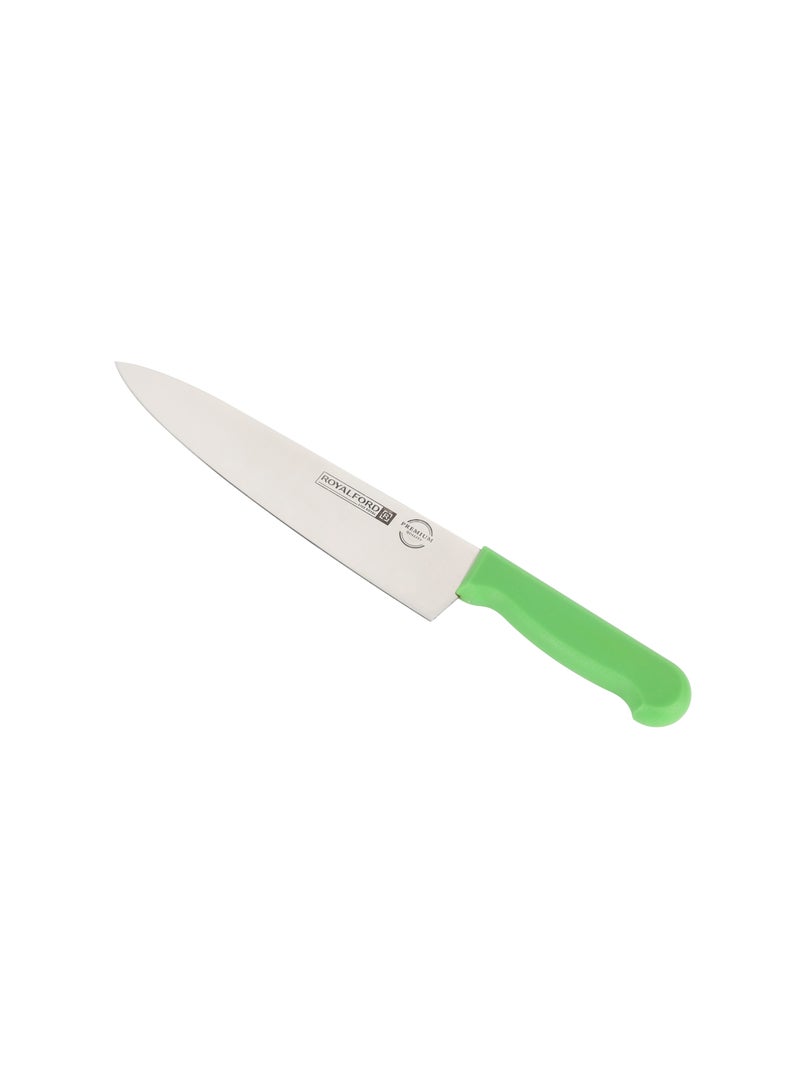 Royalford 10" Chef Knife- RF12558/ with Ultra-Sharp Stainless Steel Blades and Rust-Proof Body, PP Handle/ 100% Food-Grade, Suitable for Dining Table - Image 3