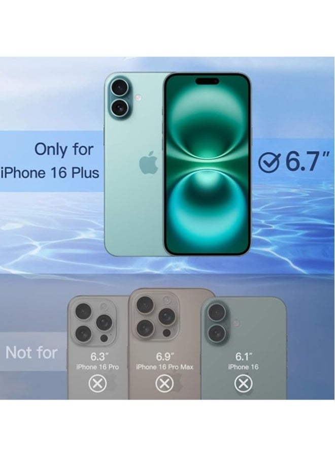 DUSALA [2-Pack] Privacy Screen Protector for iPhone 16 Plus (6.7inch),Edge to Edge Protection Full Cover Private Anti-Spy Case-Friendly Curved - Image 2