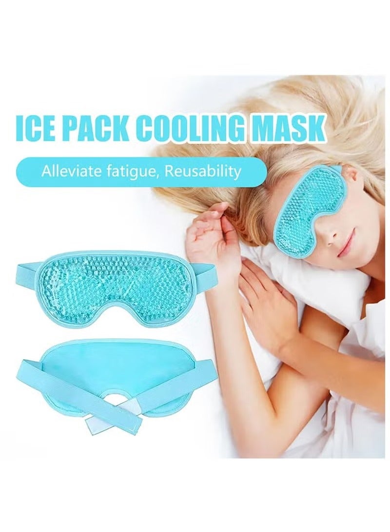 4PCS Set Eye Mask Reusable Cold and Hot Gel Eye Mask Sleeping for Dark Circles and Puffiness - Image 3