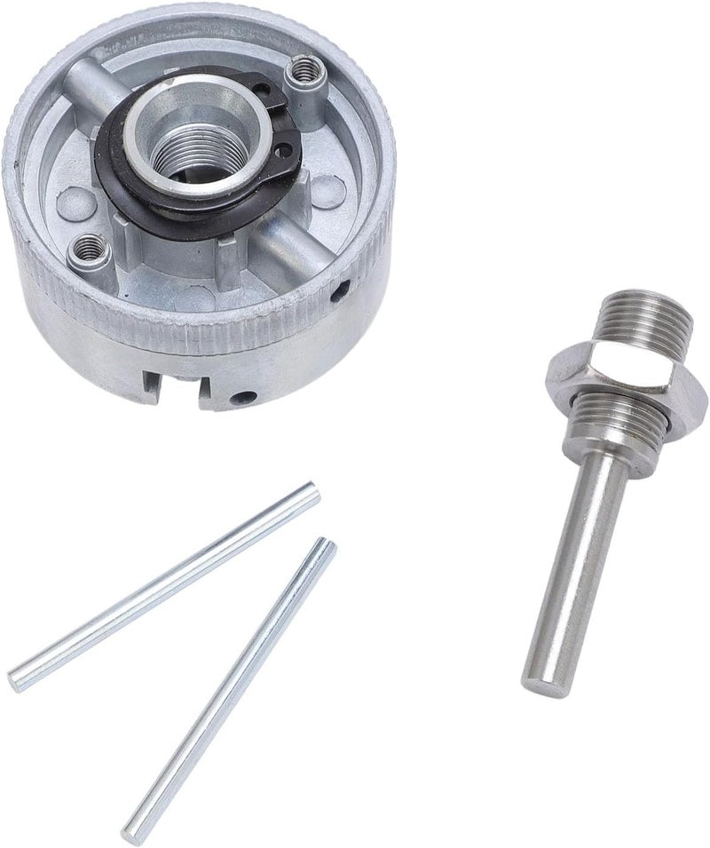 Lathe Chuck Set, 3 Jaw Alloy Steel Lathe Chuck, Self Centering Electric Drill Chuck with Connecting Rod, Alloy Steel Lathe Chuck Woodworking Tools - Image 1