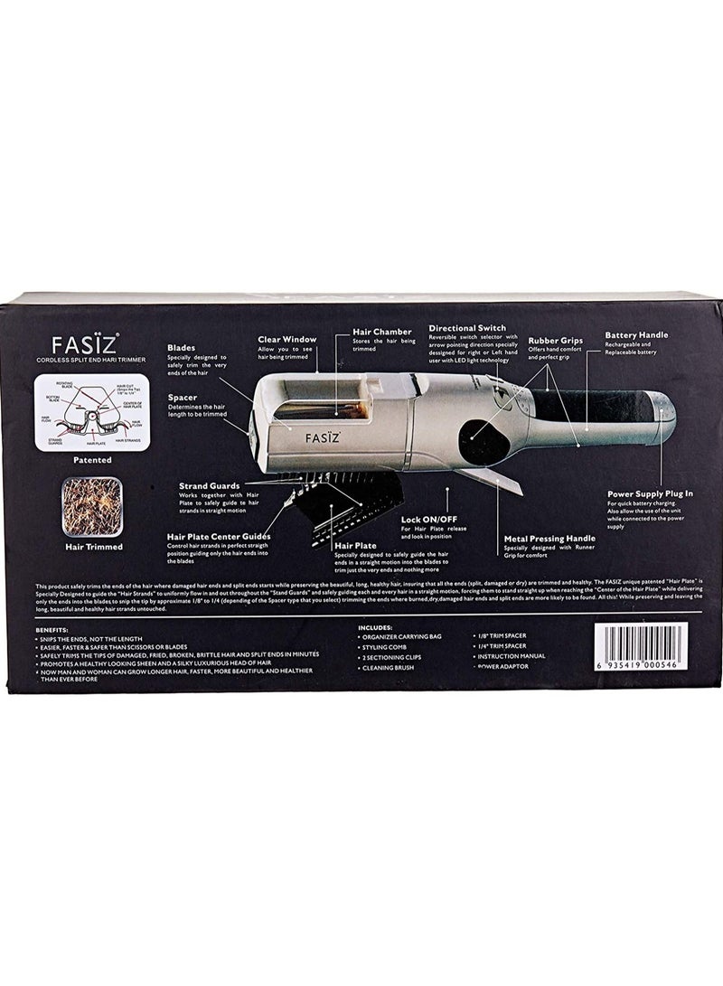 Fasiz Cordless Split End Hair Trimmer Silver - Image 2