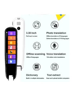 TIGER Translator Pen Scanner Pen – 134 Language Translator Device with 3.38″ Full‑Touch IPS Screen, OCR Text‑to‑Speech Image Scanner, Wi‑Fi Wireless Reading Pen with Camera & Speaker for Dyslexia, 9‑Language Offline Translation, 8 GB Storage – Black  - Image 5