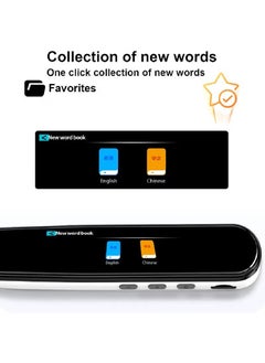 TIGER Translator Pen Scanner Pen – 134 Language Translator Device with 3.38″ Full‑Touch IPS Screen, OCR Text‑to‑Speech Image Scanner, Wi‑Fi Wireless Reading Pen with Camera & Speaker for Dyslexia, 9‑Language Offline Translation, 8 GB Storage – Black  - Image 2