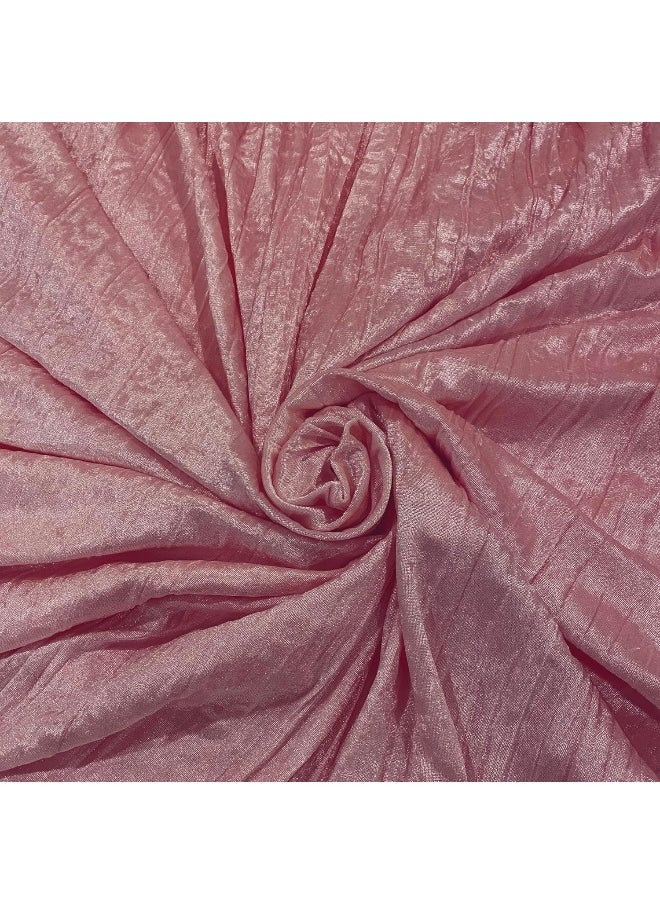 Sweet Jojo Designs Pink Fabric Memory Memo Photo Bulletin Board - Solid Light Blush Crinkle Crushed Velvet Luxurious Elegant Princess Boho Shabby Chic Luxury Glam High End Boutique for Lace Collection  - Image 4