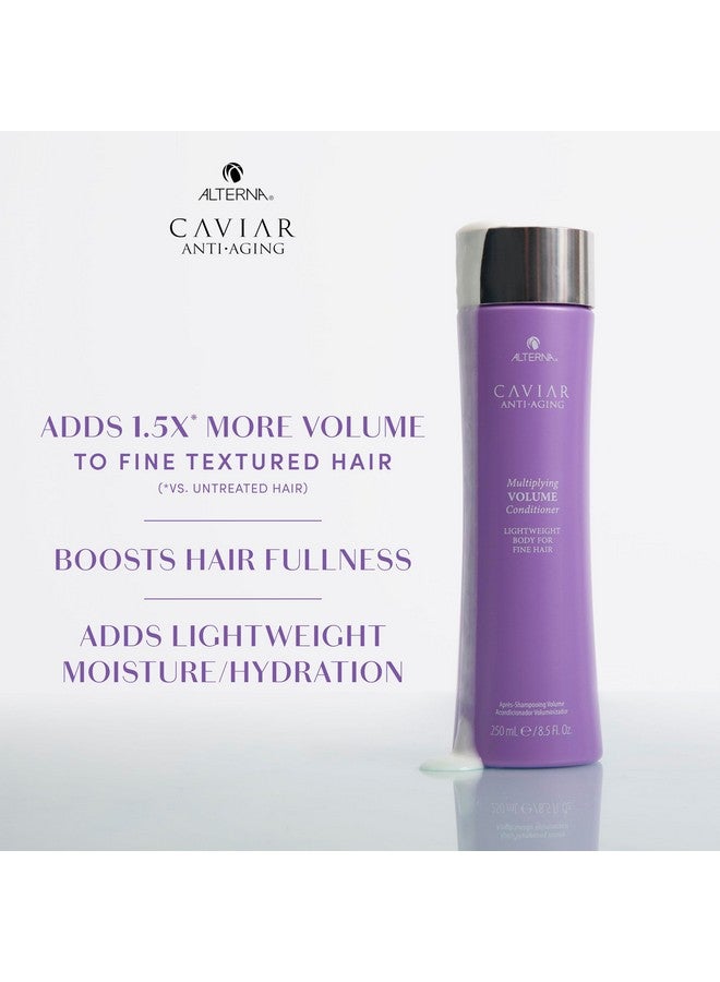 ALTERNA CAVIAR Anti-Aging Multiplying Volume Conditioner 16.5 Fl Oz | For Fine, Limp or Thin Hair | Create Instant Volume and Thickness | Sulfate Free - Image 2