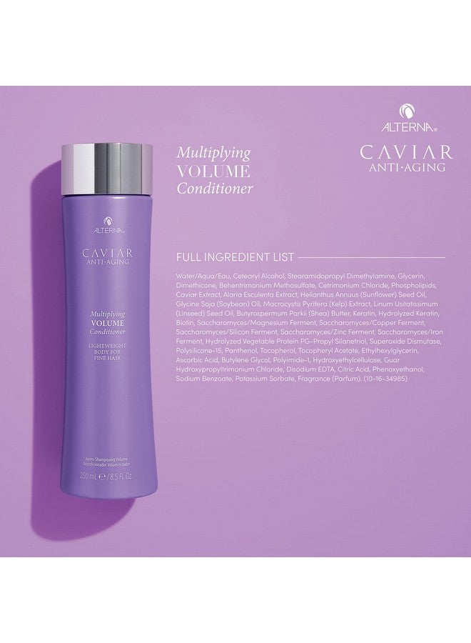 ALTERNA CAVIAR Anti-Aging Multiplying Volume Conditioner 16.5 Fl Oz | For Fine, Limp or Thin Hair | Create Instant Volume and Thickness | Sulfate Free - Image 5