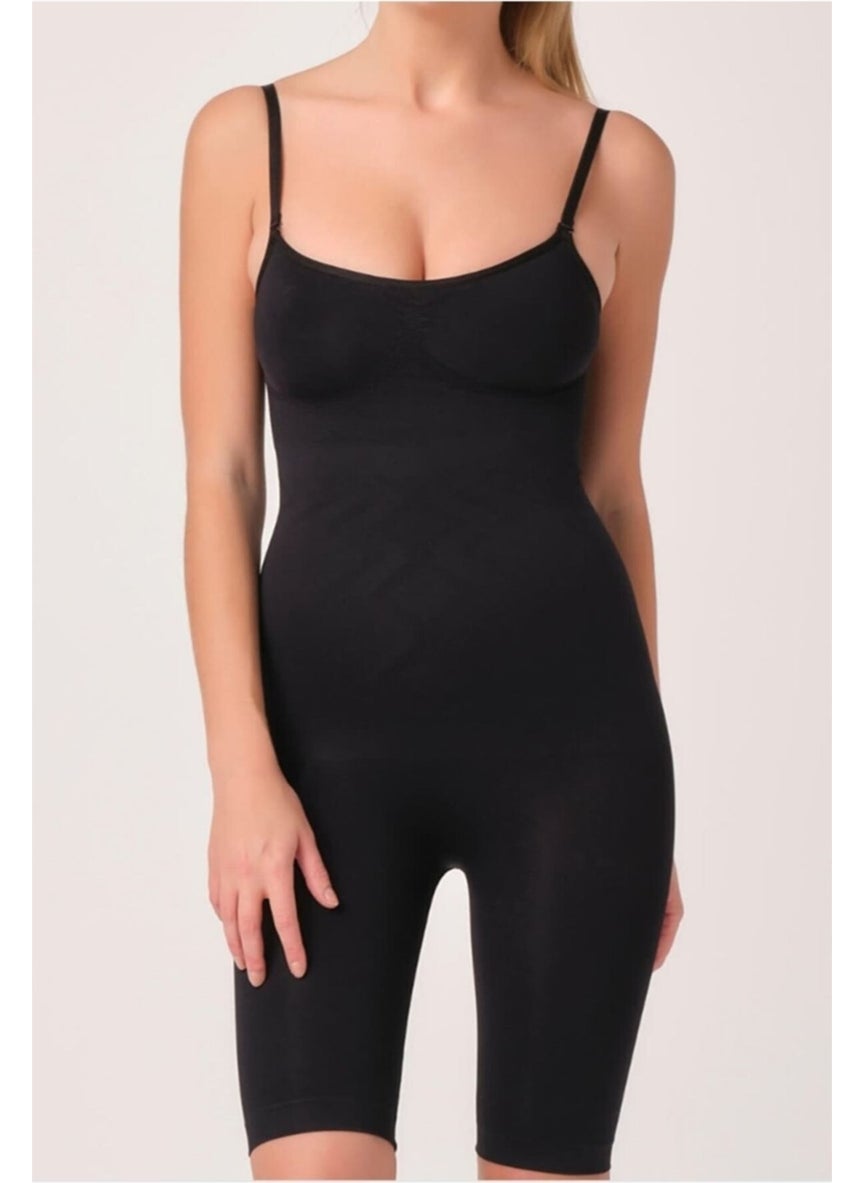 Layza Form 15009 Rope Strap 1 Size Reducer Non-Trace Legs Full Length Bra Corset 