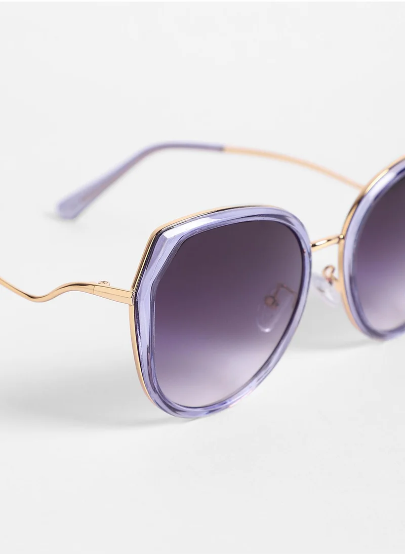 Haute Sauce Gradient Butterfly Sunglasses