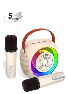 Y&D DMG Mini Karaoke Machine Wireless Bluetooth Microphone Portable Speaker with 2 LED Lights, Gifts for Kids and Adults  - Image 1