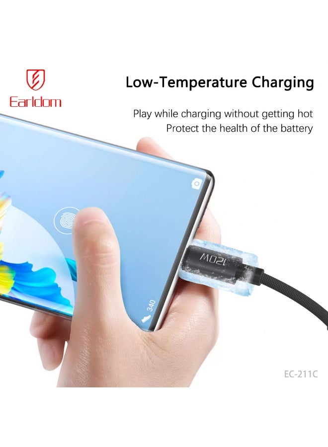 Earldom Cable EC-211 USB to USB-C 120W Super-Fast Charging – Power Up in Minutes - Image 4