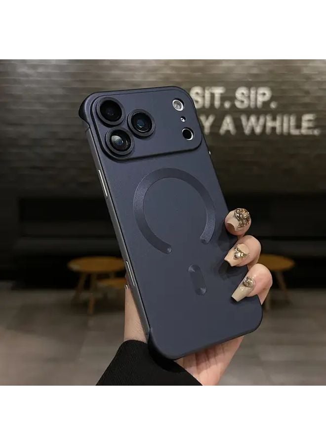 Magnetic Case Compatible with iPhone 17 Pro Max 17 Pro 17 Air Black Wireless Charging Shockproof Cover - Image 4