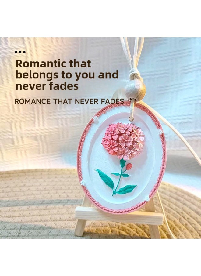 Tulip Lily Orchid Rose Hydrangea Tag Silicone Mold Handmade Diy Home Aromatherapy Gypsum Grinding Tool-Color:Lily Of The Valley-paragraph 2