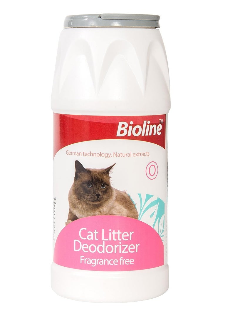 Bioline Cat Litter Deodorizer – Natural, Eco-Friendly & Fragrance-Free - 425Gram - Image 1