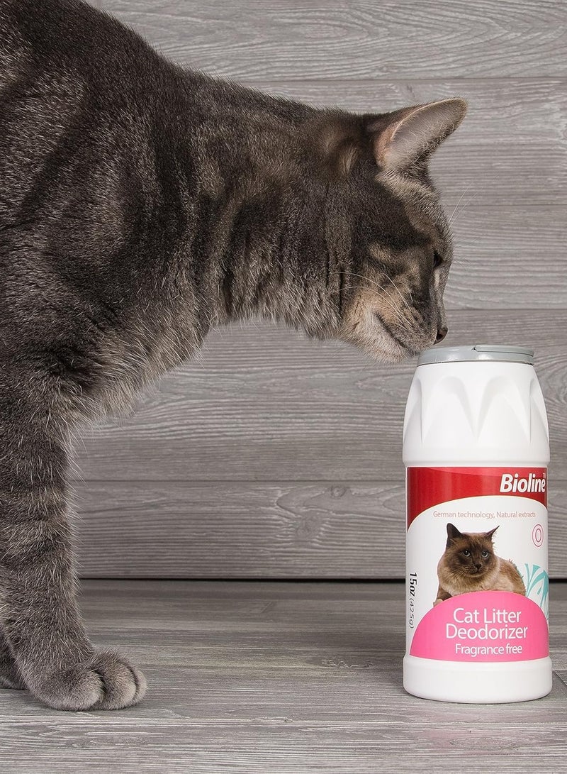Bioline Cat Litter Deodorizer – Natural, Eco-Friendly & Fragrance-Free - 425Gram - Image 4