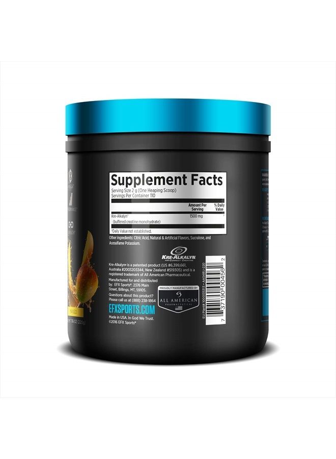 EFX SPORTS Kre-Alkalyn EFX Powder | pH Correct Creatine Monohydrate Powder Supplement | Strength, Muscle Growth & Performance | 110 Servings (Mango) - Image 2