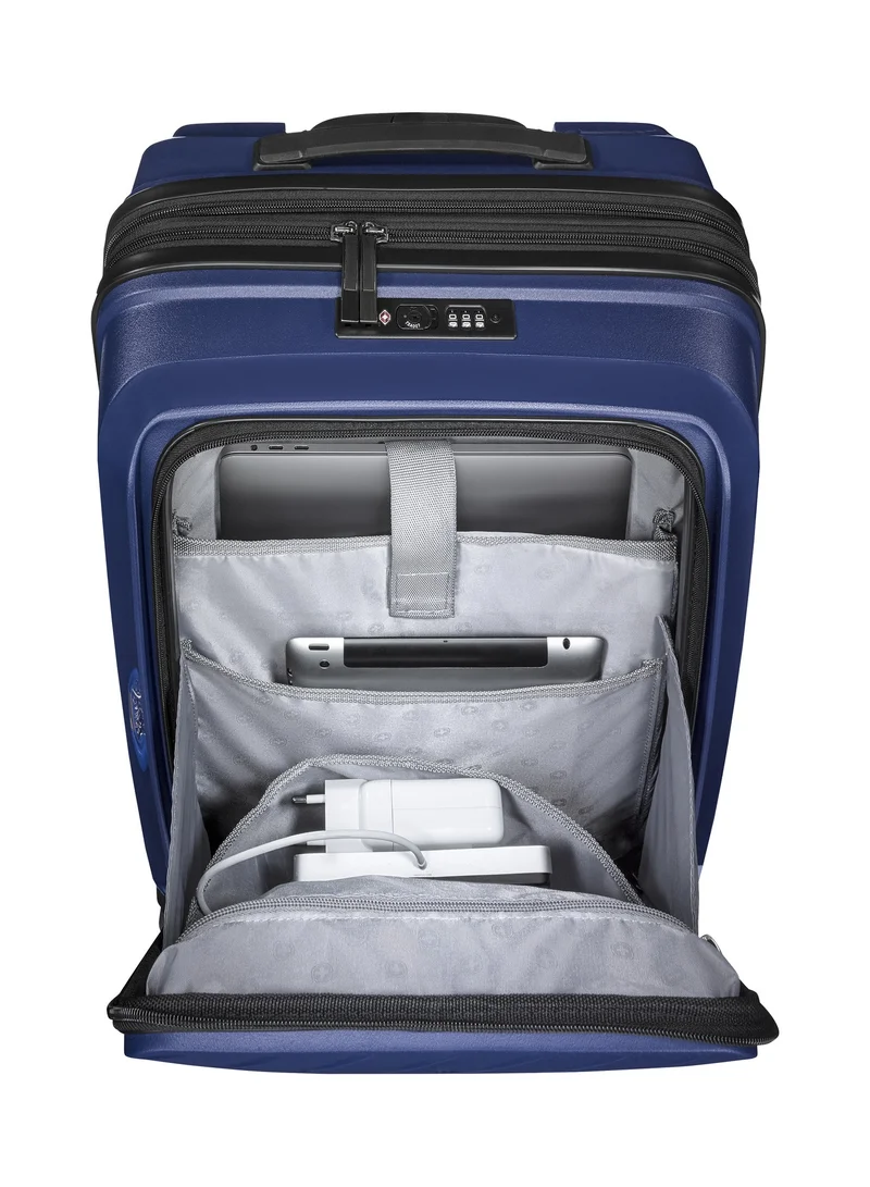فيجنر UltraLite Hardside Carry-On Expandable 55cm Cabin Luggage Trolley Blue - 612370