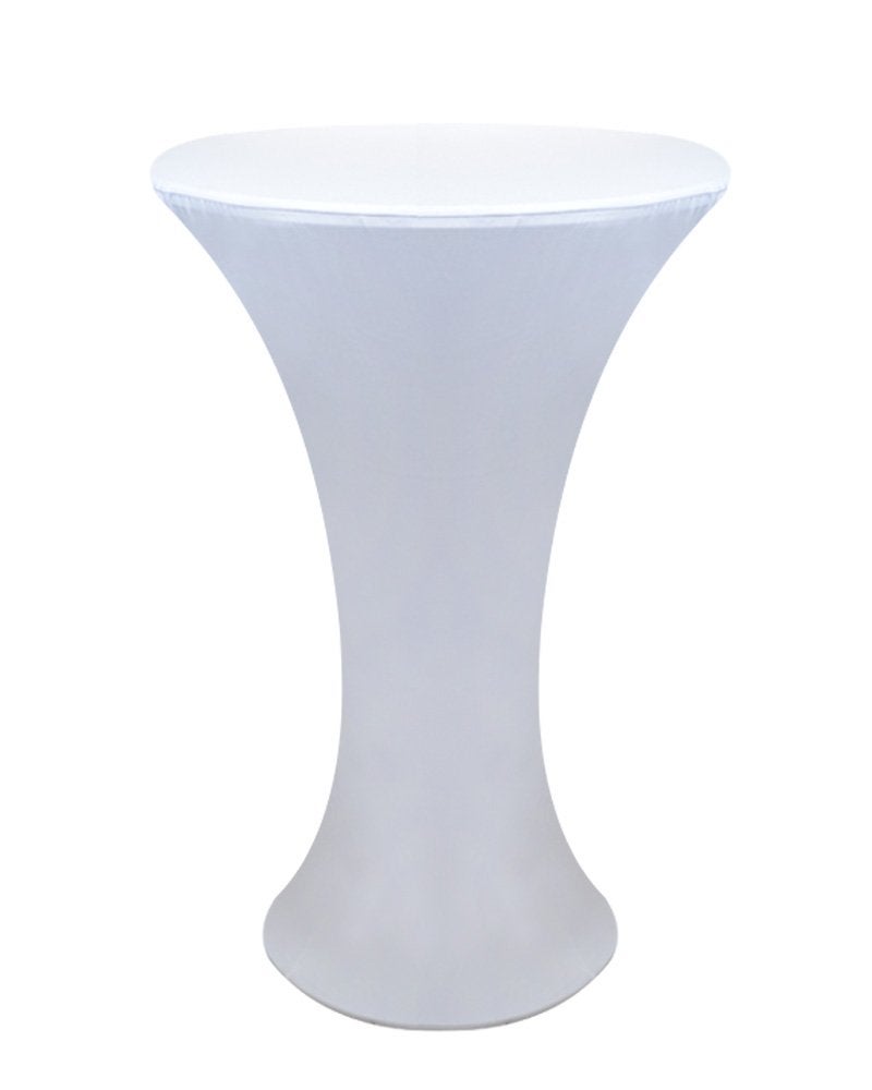 JISEN مفرش طاولة جيسن سبانديكس مرن قابل للتمدد 32x43 بوصة أبيض