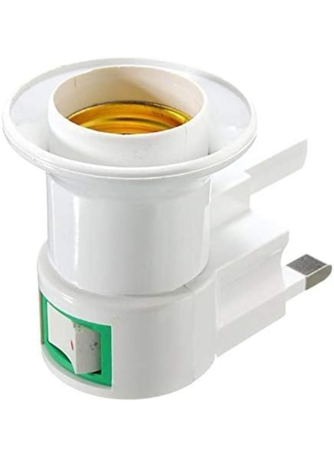 melfi Melfi UK Plug Lamp Holder Converter Socket Control  - Image 2