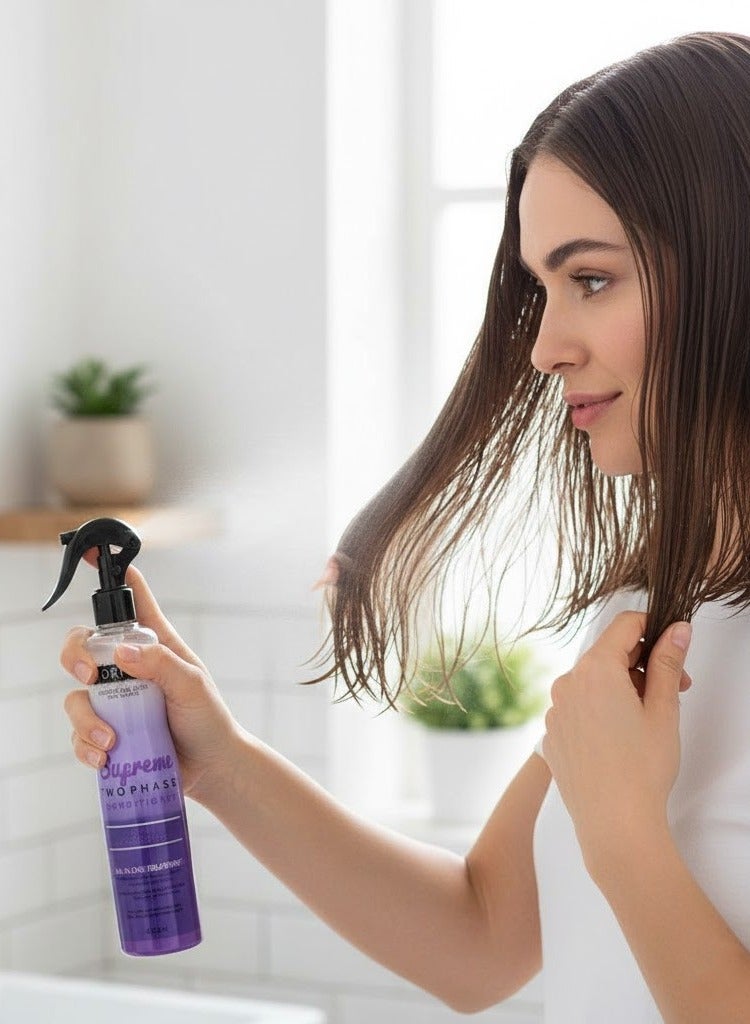 مورفوز بلسم مورتفوز سوبريم ذو المرحلتين 400 مل - مرطب مكثف للشعر الناعم واللمّاع - Image 4