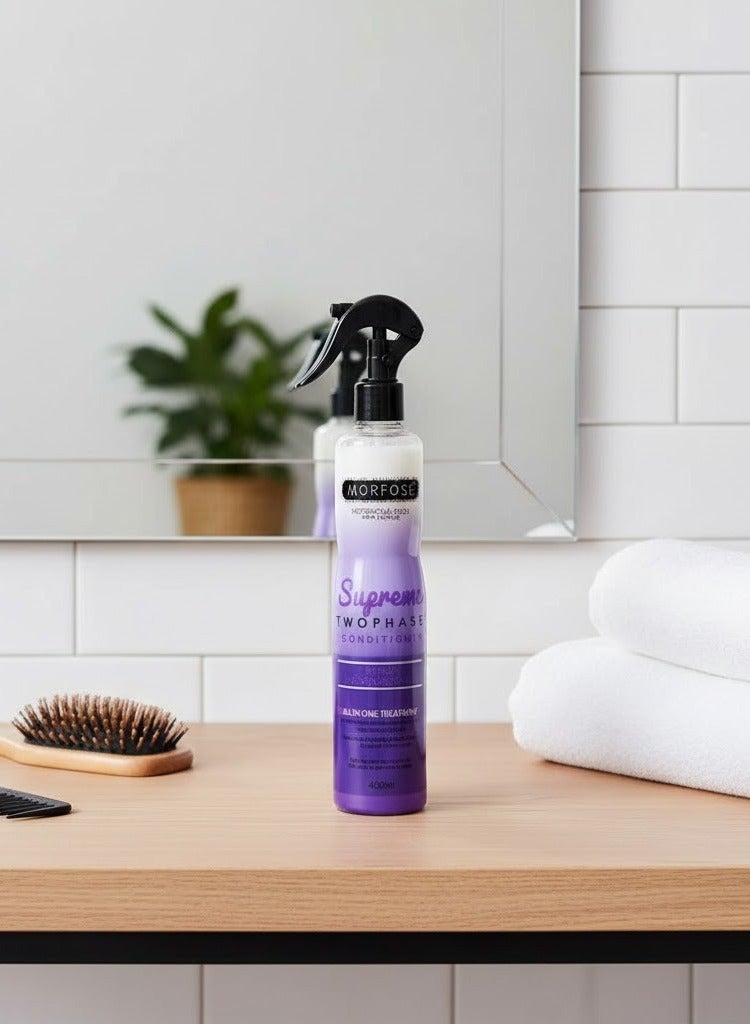 مورفوز بلسم مورتفوز سوبريم ذو المرحلتين 400 مل - مرطب مكثف للشعر الناعم واللمّاع - Image 2