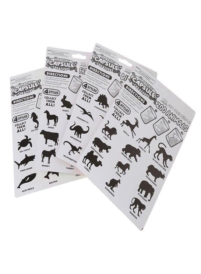 AEC Buko Amazing Creatures Grow in Water Soft Animal Magic Capsule Perfect for Kids Animal and Creature Learning, Novelty Return Gifts for Birthday Parties (Pack of 2(Assorted)) - Image 3