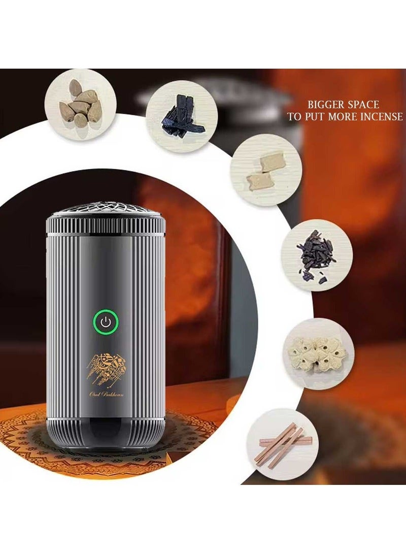 Bakhoor Electric Incense Burner Non-Slip Design Bakhoor Arabic Car Portable Censer USB Rechargeable Incense - Image 3