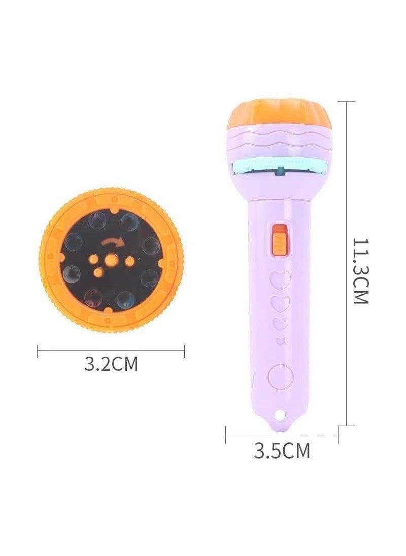 Crazygol crazygolMini Projector Torch Slide Flashlight Light Toys for Kids Torch 3 Slides 24 Patterns  - Image 2