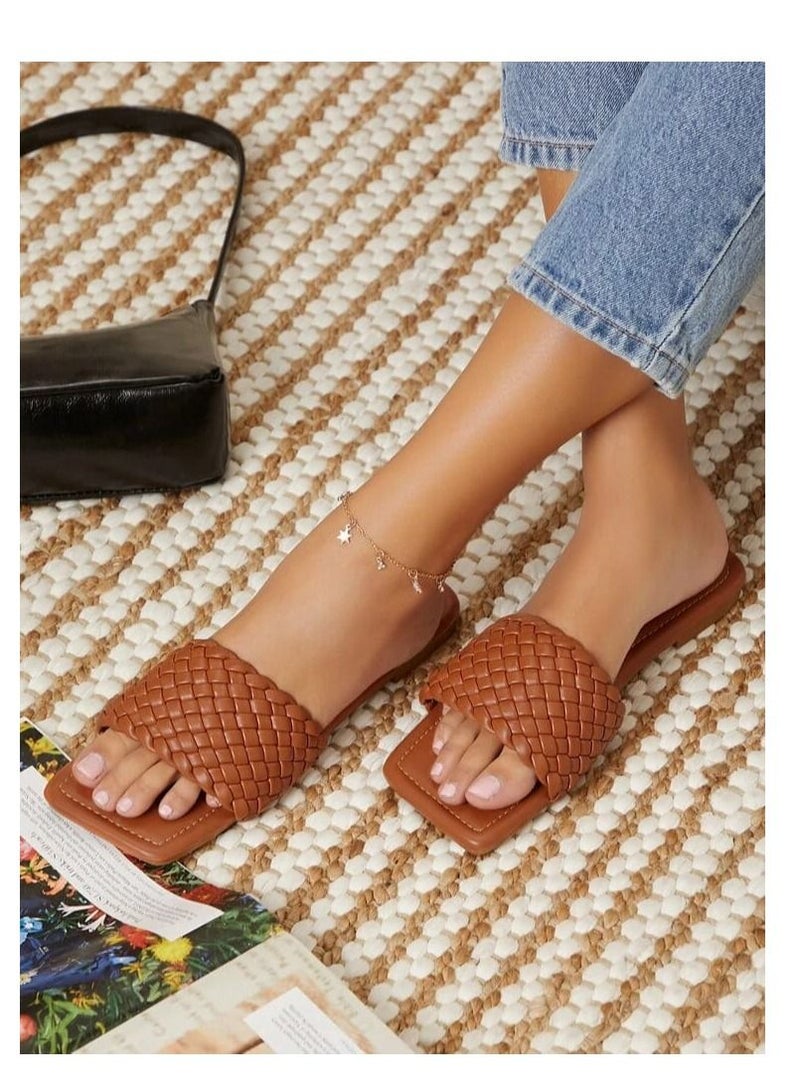 LIFESTYLISH Stylish Braided Slippers - Havan - Image 2