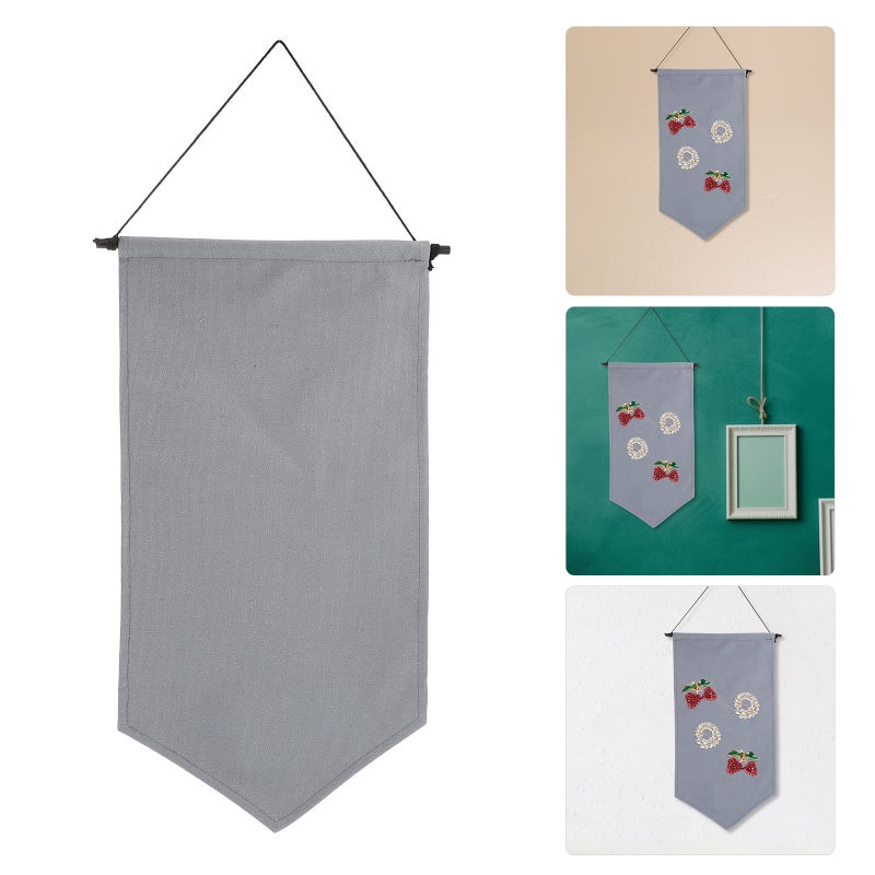 2pcs Hanging Brooch Pin Display Holder Diy Wall Display Hanging Flags For Jewelry Storage Organization Displaying Medals Badges And Earrings - Image 2