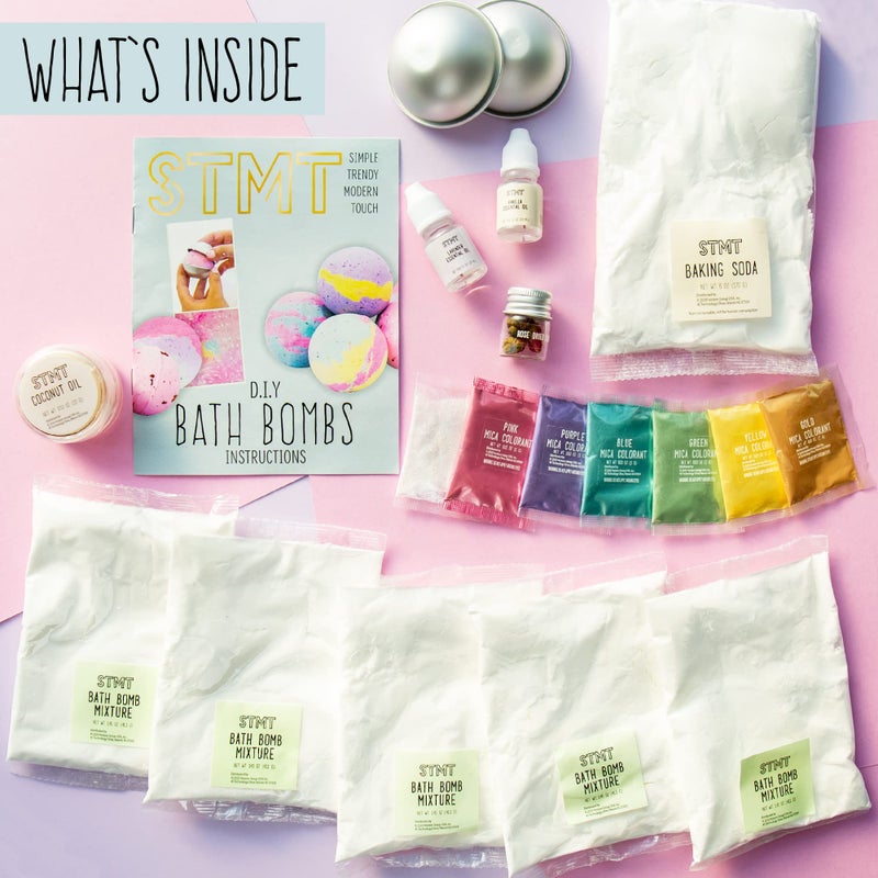 STMT D.I.Y. Bath Bomb Kit, STMT Kits for Girls, Bath Bomb Mold, Spa Kit for Kids, Bath Crumbles, Ages - 6+, 1 Count (Pack of 1), Green - Image 2