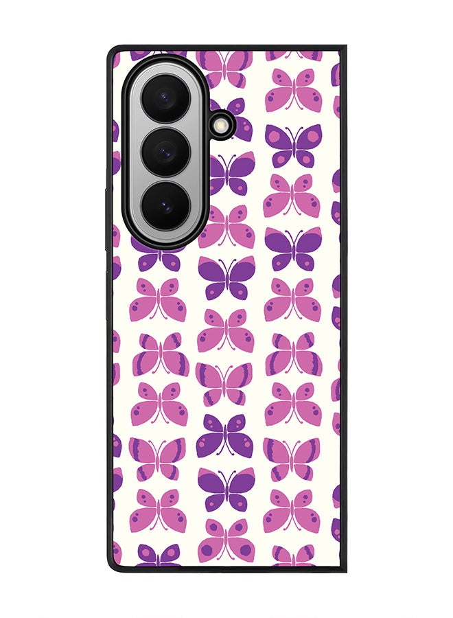 Stylizedd For Samsung Galaxy Z Fold7 Case,Slim fit Camera Protection, Shockproof Thin Phone cover  - Sweet Butterfly