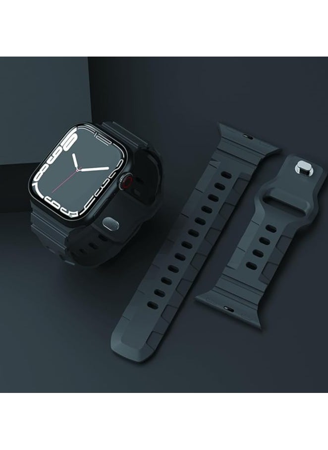 Digipace - Sport Bands Compatible with Men Women, Silicone Ultra Band Replacement Straps for Ultra Ultra 2 Iwatch Series - Image 1