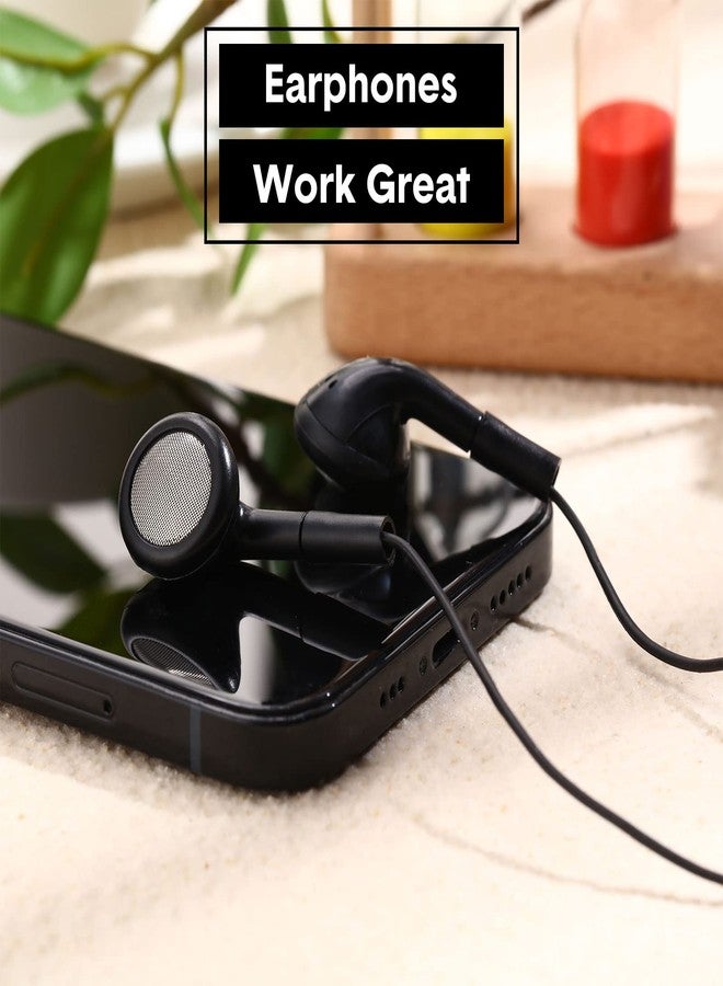 Konohan 150 Packs Earbuds Bulk Earphones with 3.5 mm Headphones Wired Ear Earbud Wired Earphone for Adult Teacher Office Home Computer Travel Library Individually Packed(Black) - Image 5