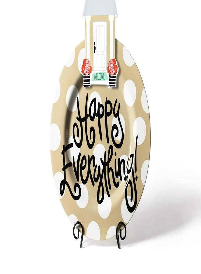 Happy Everything Neutral Dot Big Round Platter - Image 2