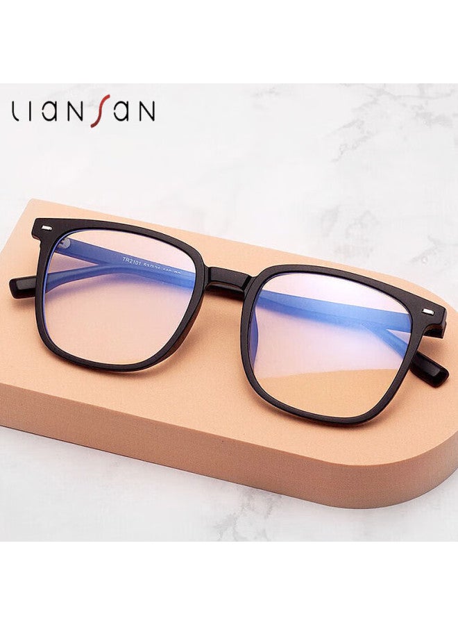 Fall in love Lianshang Anti-blue Light Gl For Men And Women, Computer Eye Protection Gl, Phone-specific Myopia Gl With Prescription Lenses, Black Frame - Image 1