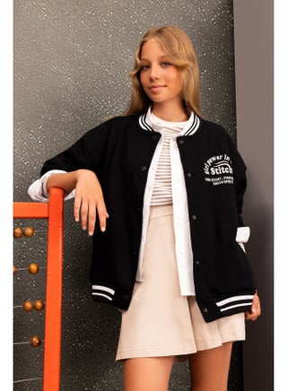 Girl Knitted Oversize Fit Bomber Long Sleeve Cardigan - pzsku/ZB461D38E90C51DF0353AZ/45/_/1723975749/24449095-bd34-453a-9938-af99e728dd8d